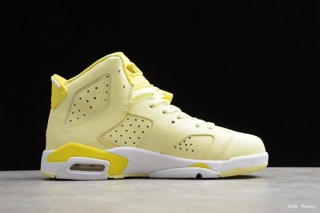 Kick Theory Yellow Jordan Retro 6 (GS) Dynamic 543390-800 Floral Air 0722